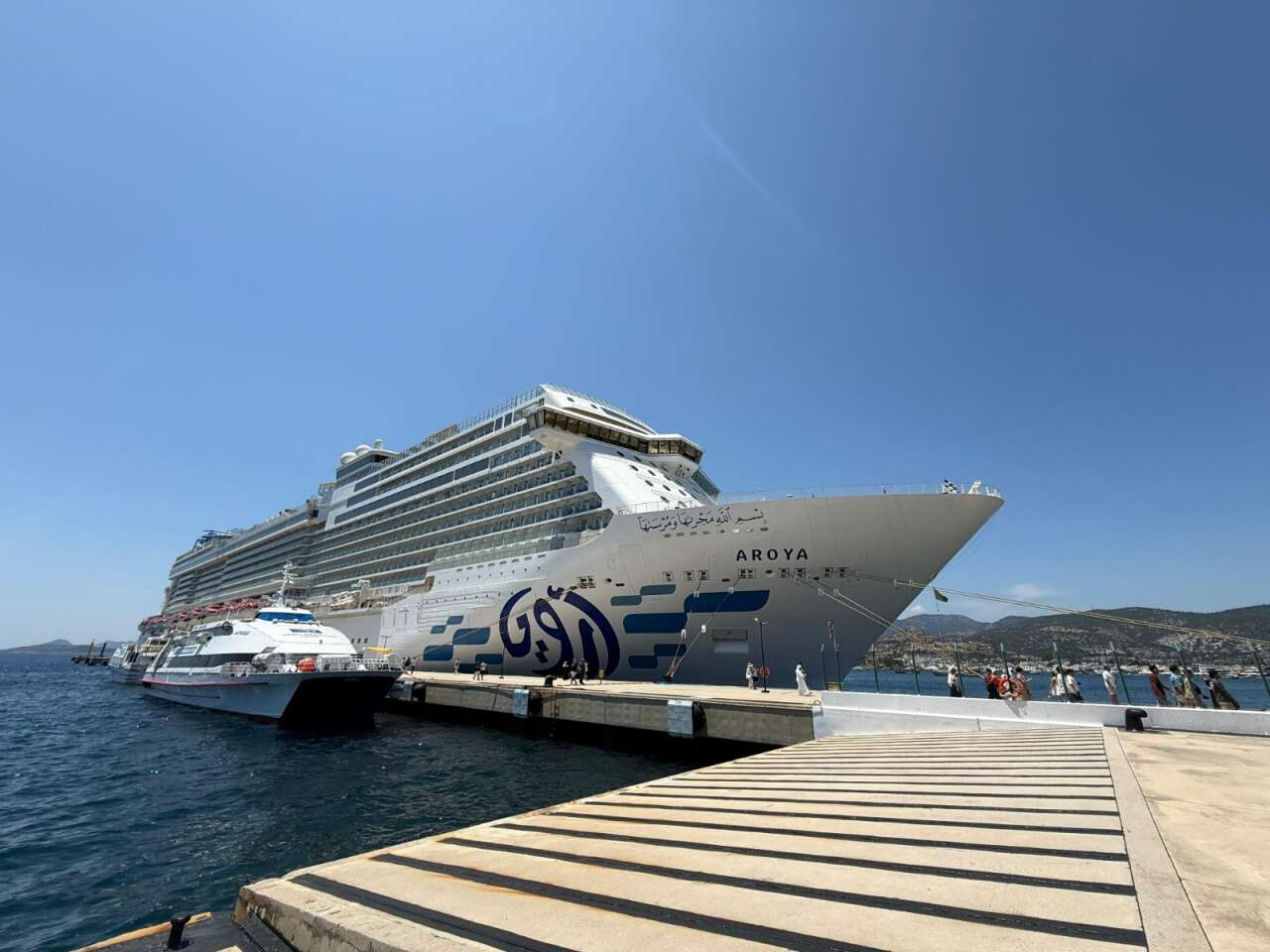 Bodrum'da Kruvaziyerle Turist Yağdı: 15 Günde 10 Binden Fazla Yolcu Geldi 1